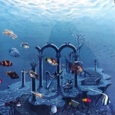 Lovers in the sea