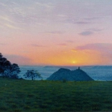Sunset in mountain of Torrinha